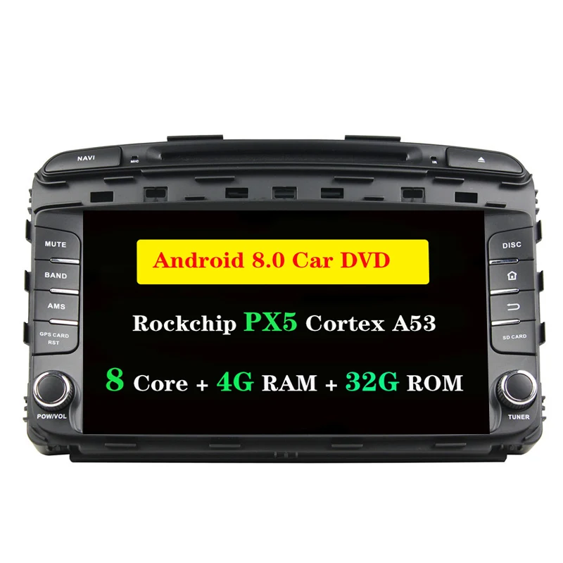 Ectwodvd 4G ram 32G rom Восьмиядерный Android 8 0 автомобильный DVD для Kia Sorento 2015 2016 2017 Радио