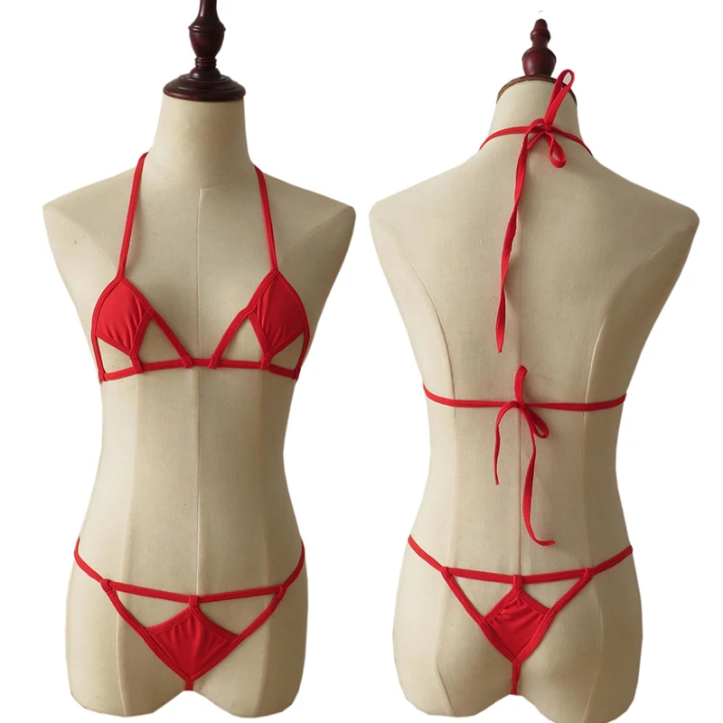 Сексуальный скручивающий прикладом микро бикини стринги дикие спасательные