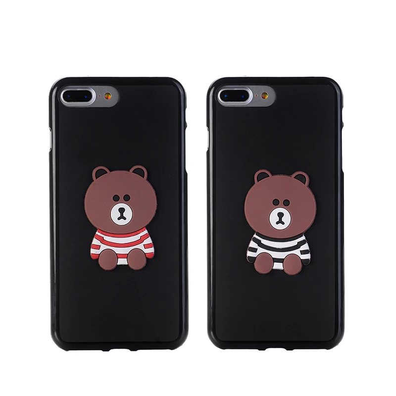 Cute 3D Cartoon Bear Case for Sony Xperia XZ PREMIUM Back Cover Soft Silicon Capa Original Fashion Coque |