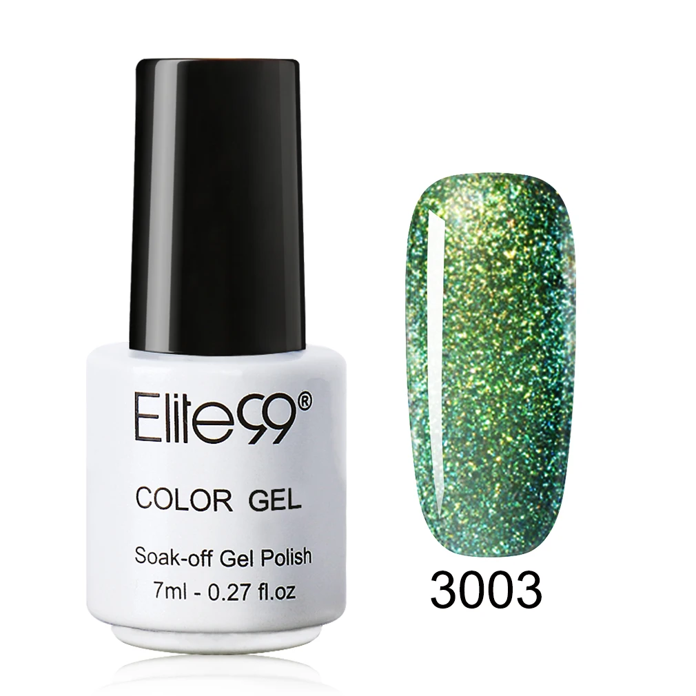 Elite99 7 мл Гель-лак Хамелеон Bling color Nail Art Полупостоянный Гель-лак праймер ногтей Маникюр УФ лампа Гель-лак для ногтей