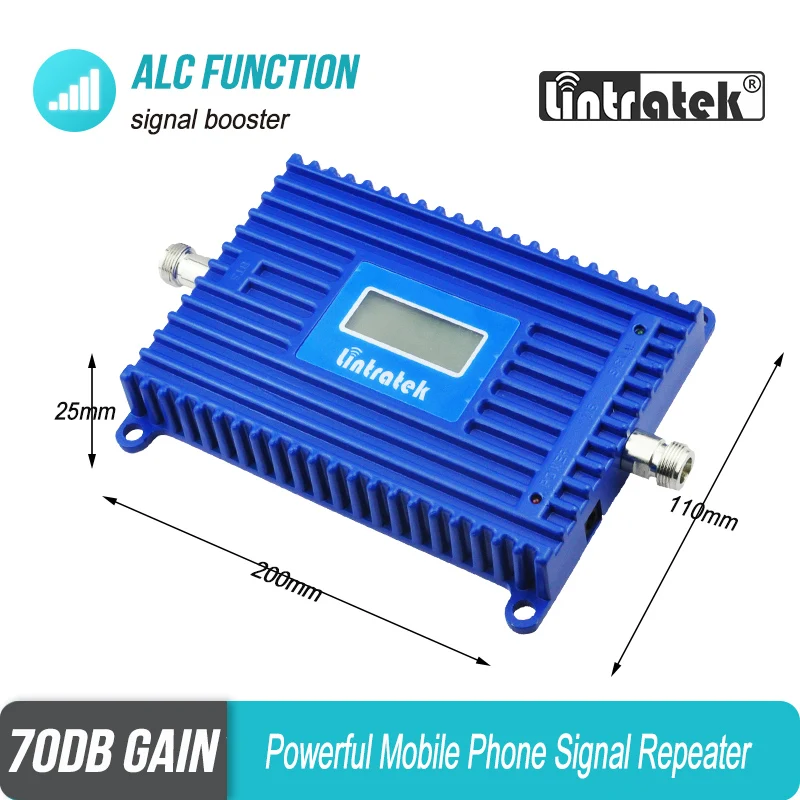 Усилитель сигнала сотового телефона Lintratek ALC 2G 900 МГц GSM Band 8 усилитель