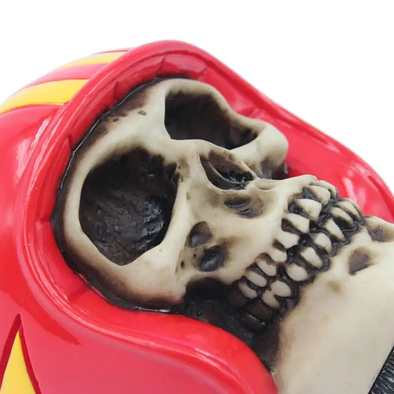 AuMoHall Manual Gear Shift Knob Universal Resin Skull Helmet Car Shifter Stick Styling | Автомобили и мотоциклы