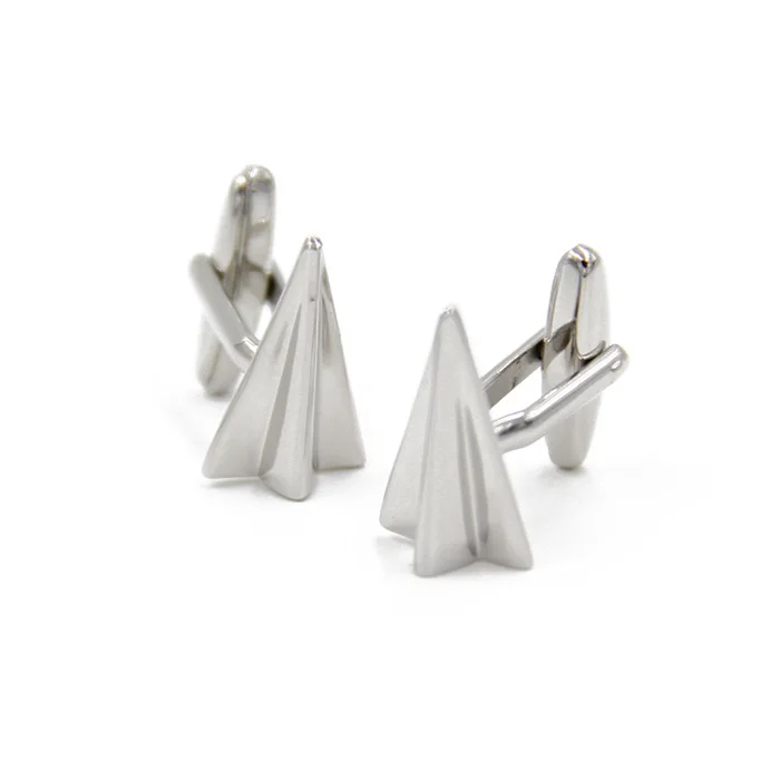 1 пара модных запонок iGame серебристого цвета новинка дизайн латунных бумажных