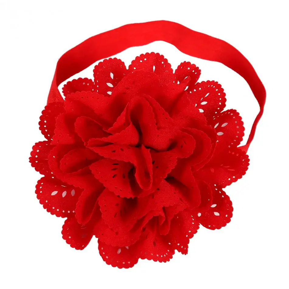 10 шт./упак. повязка на голову с цветочным узором для маленьких девочек милые