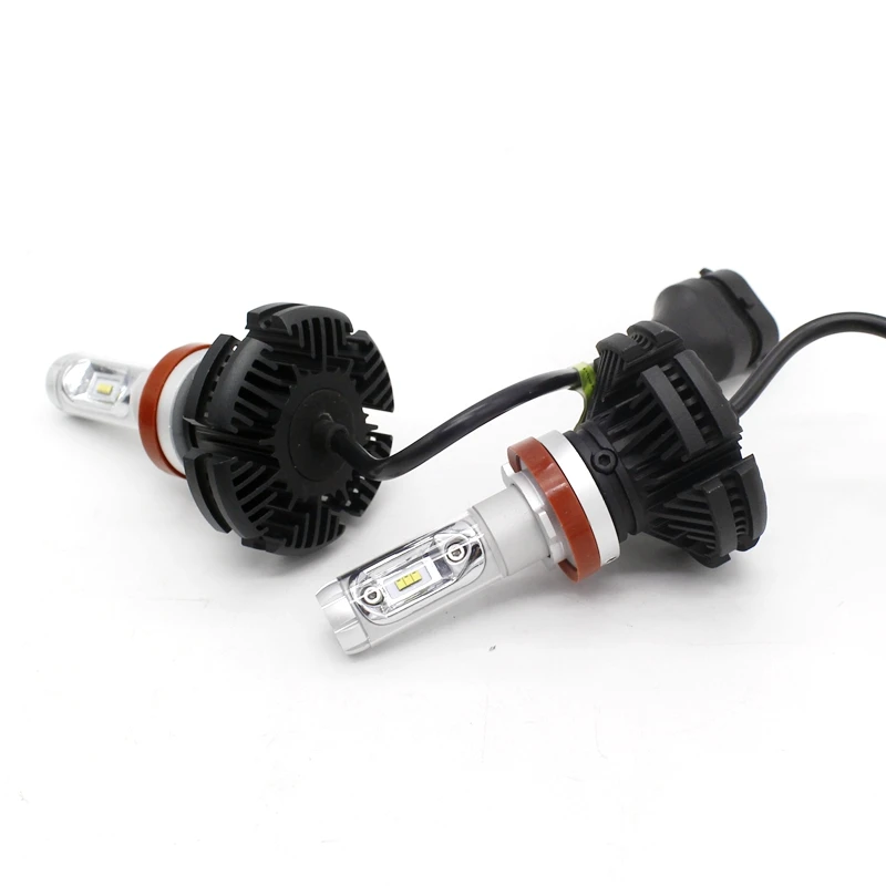 2 шт. Автомобильные светодиодные лампы 50 Вт 3000K/6500K/8000K IP67|Передние LED-фары для авто|