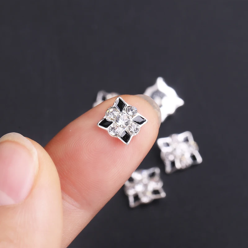 стразы для ногтей Nail Art Украшения Блеск Сплава Ювелирных Изделий Стразы 10 шт./лот
