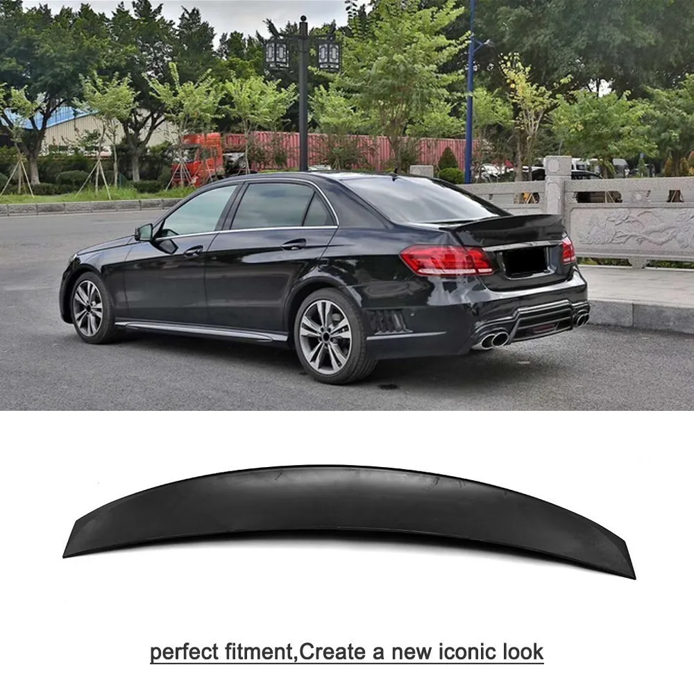Автомобильный задний спойлер из углеродного волокна для багажника Mercedes Benz E Class E63