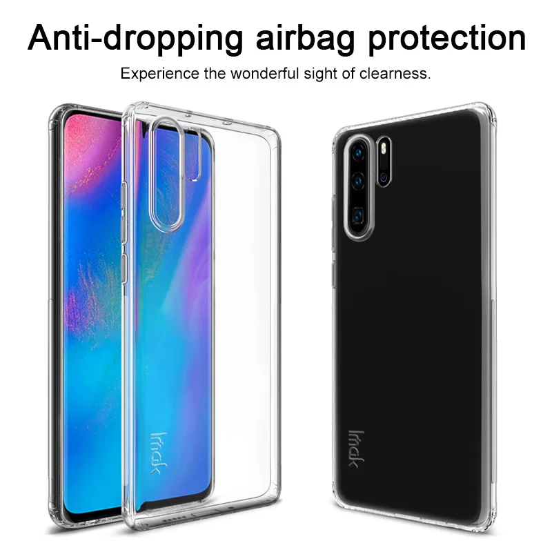 Imak Transparent Case for Huawei P30 pro Shockproof Soft Silicone Clear Cover For lite Pro P 30 case Coque New |