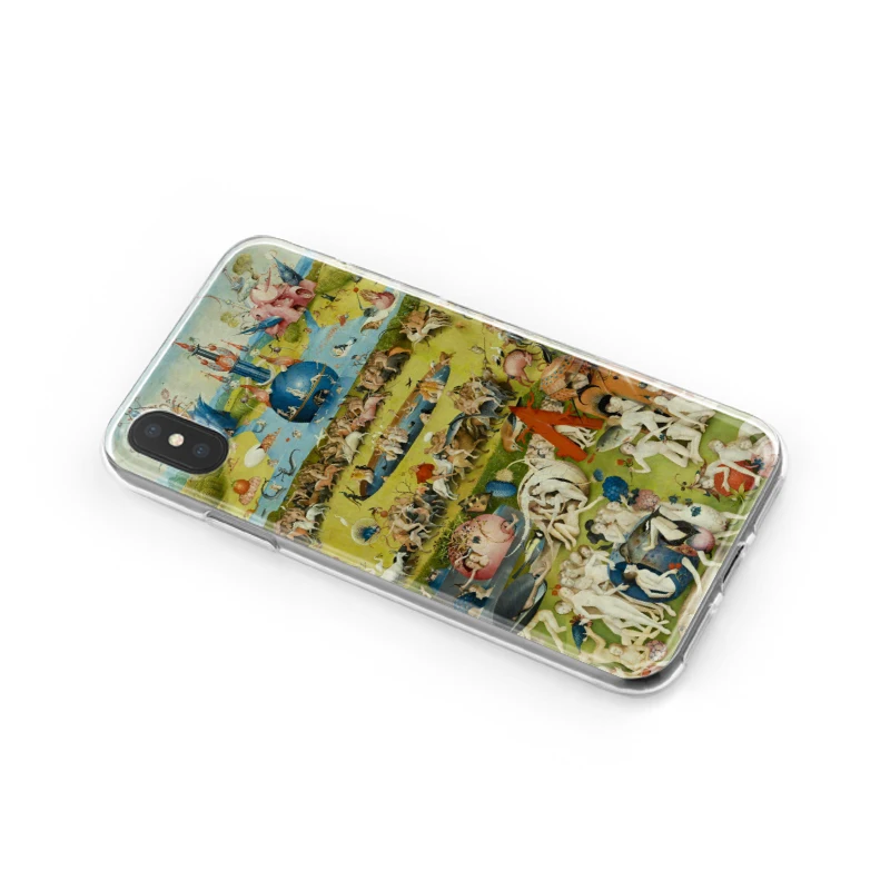 Hieronymus Bosch чехол с рисунком Мягкий ТПУ силиконовый для телефона iPhone XS Max XR 7 8 6 6S Plus 5S