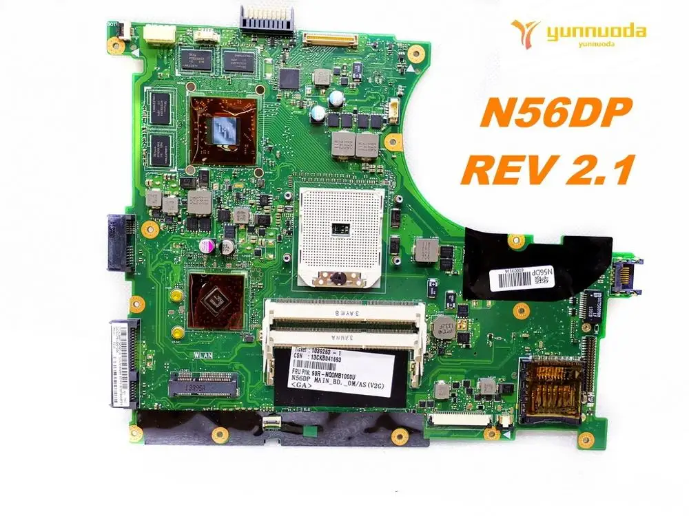 Оригинальная материнская плата для ноутбука ASUS N56DP REV 2 1 протестирована хорошая