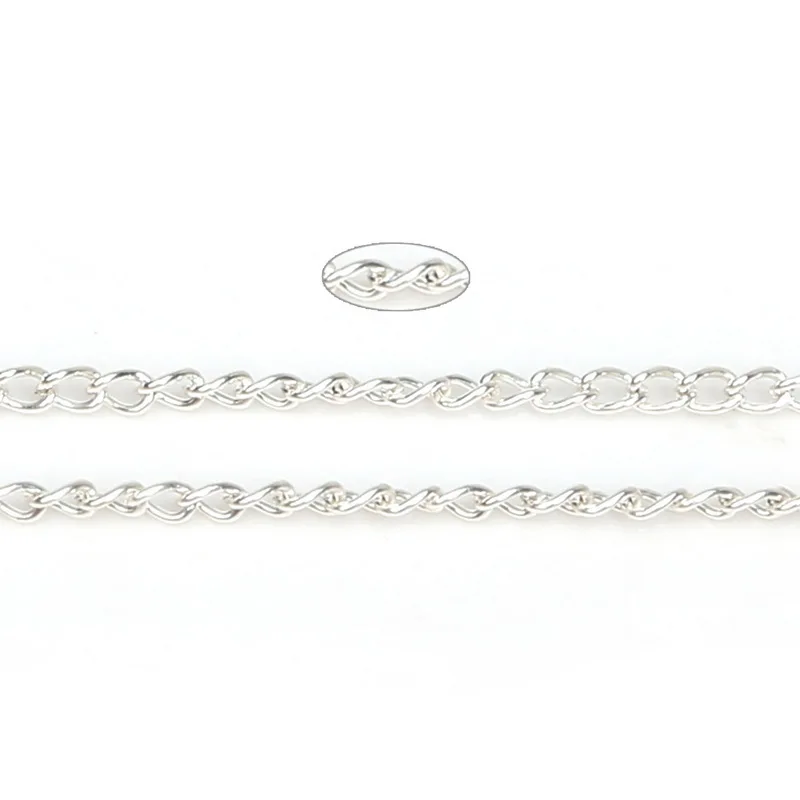 10 м/лот новые античные бронзовые/золотистые/Серебристые/черные/Родиевые цепочки