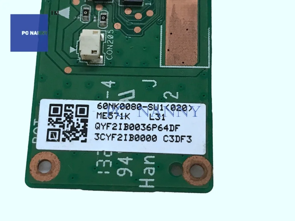 ПК NANN оригинал для ASUS NEXUS 7 ME571K USB плата зарядки SUB_BD./AS 90NK0080 R11000 работает |