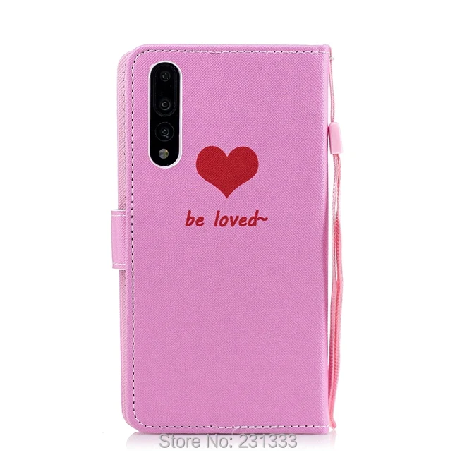Кожаный чехол-кошелек C-ku с цветком для Huawei P20 PRO Y5 2018 Honor V9 Play 9 LITE 7A 10 7X Enjoy 7S чехол ID