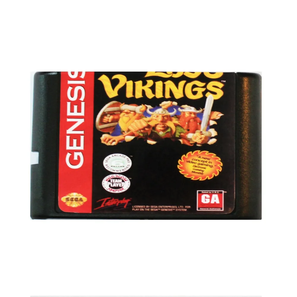 

The Lost Vikings 16 бит MD карточная игра для Sega игры SEGA Mega Drive для Sega Genesis