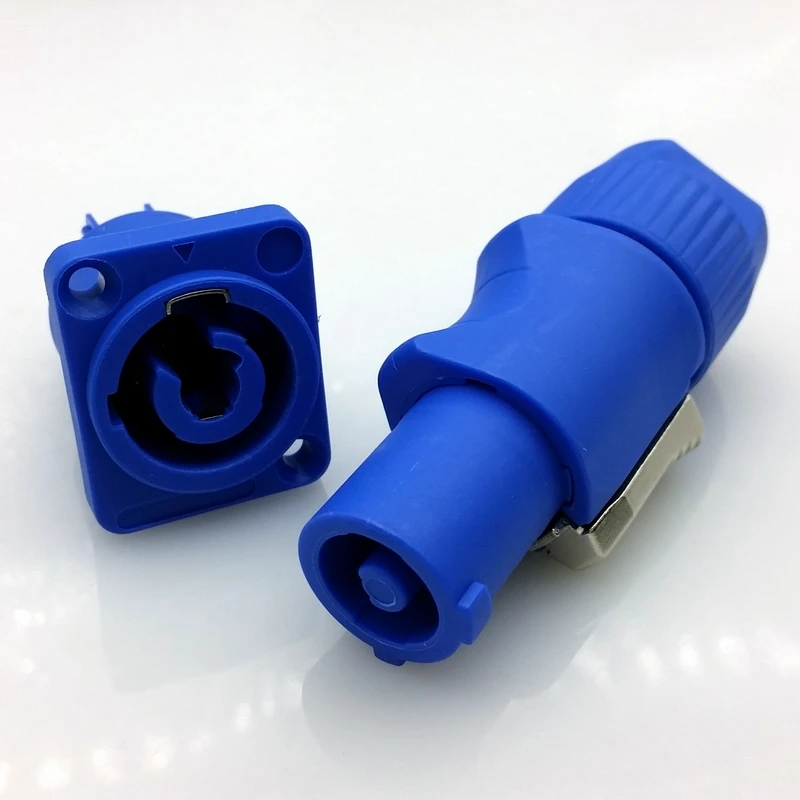 5 компл . 3Pin Женская панель PowerCon сценический свет Вилка питания и гнездо Аудио