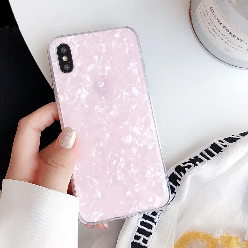 Глянцевый чехол для телефона iPhone 6 6S 7 8 Plus 7plus 6plus блестящий накладка из силикона 10 X