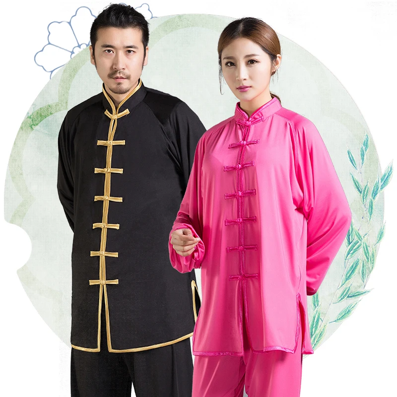 Tai Chi Suits Kung Fu Martial Arts   Performance Uniforms Wushu Training Clothing  For Women And Men 8 Colors