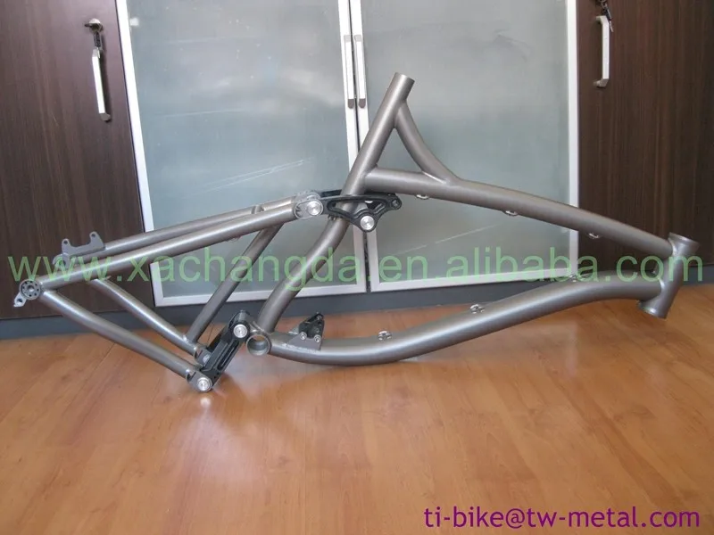 Титановый полный комплект велосипедной Подвески на заказ титановые MTB подвески велосипедные рамы Китай титановые полный комплект велосипедной Подвески рамы