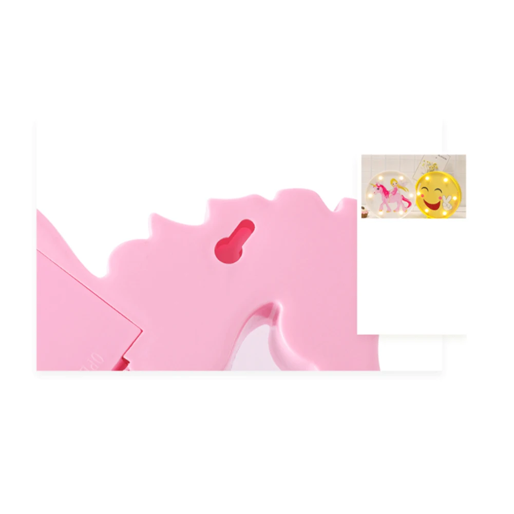 Единорог светодиодный светло-розовый романтическое настроение свет день