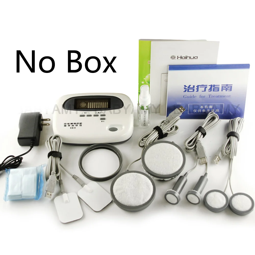 No Box 1Set HaiHua CD-9X низкочастотный и средний терапевтический аппарат электрический терапевтический аппарат для акупунктуры массаж тела 100 V-240 V - Цвет: No Box 1Set