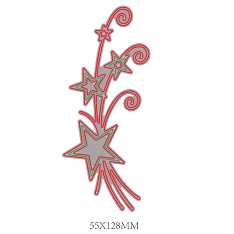 Star Bouquet Set Metal Cutting Dies Stencils For DIY Scrapbooking Decorative Embossing Handcraft Die Template 2018 New | Дом и сад