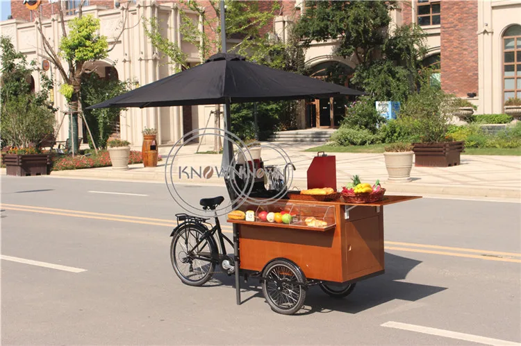 Бестселлер кофе Байк грузовой трехколесный велосипед уличная тележка для еды