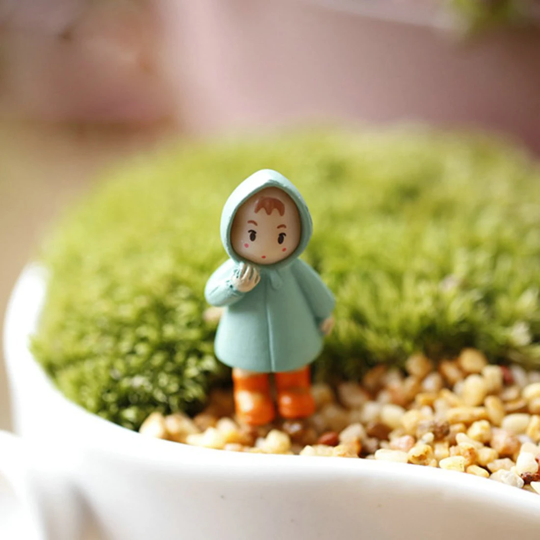 Новинка 1 шт. милые миниатюрные фигурки полимерные украшения для девочек