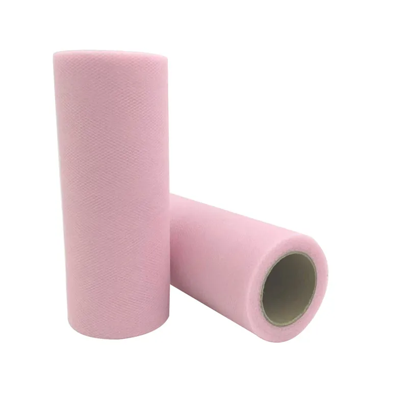 C08 Pink Рулон тюля 15 см X 22 м, рулон из жесткой пряжи и органзы в сетку, рулон «катушка» для свадьбы, дня рождения, вечеринки, для детей, украшения для душа, вечерние принадлежности, 7z - Цвет: C08 Pink
