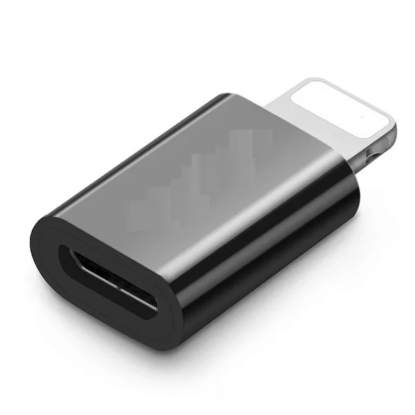 for 8pin black Micro USB-type C Конвертер type-C кабель для зарядки и передачи данных адаптер быстрое зарядное устройство P20 pro P 20 P10 P9 lite mate 9 10 - Цвет: for 8pin black