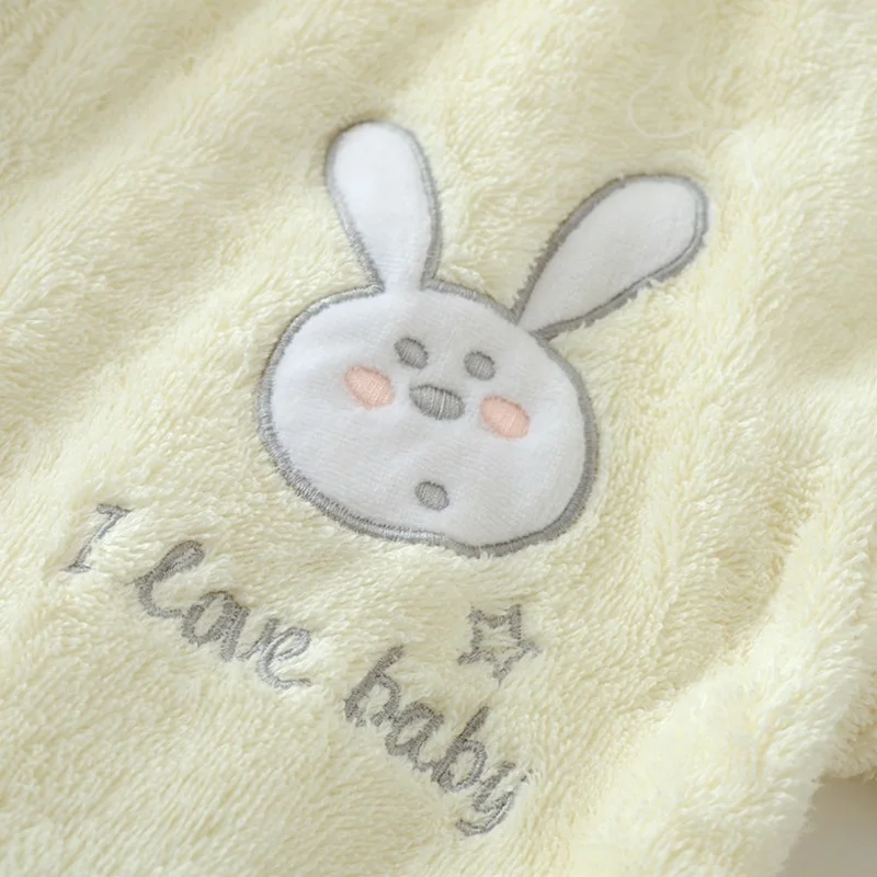 

Winter Children Bathrobe Kids Baby 100% Cotton Hooded Nightgown Cartoon Cap Boys and Girls Thick Soft Long Christmas Autumn