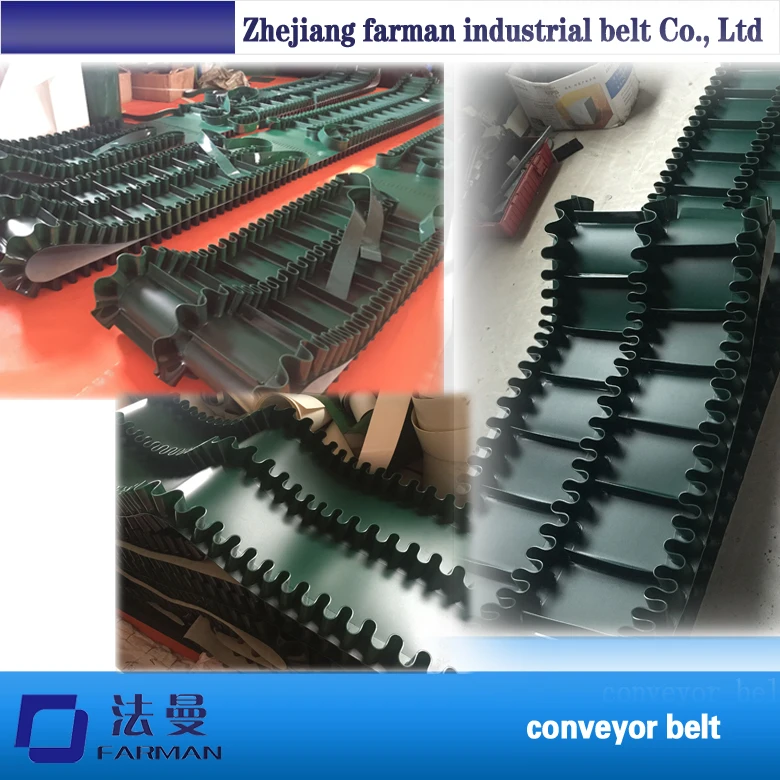 Синий цвет ручка шаблон ПВХ конвейерная лента|pvc conveyor belt|conveyor beltpattern belt |