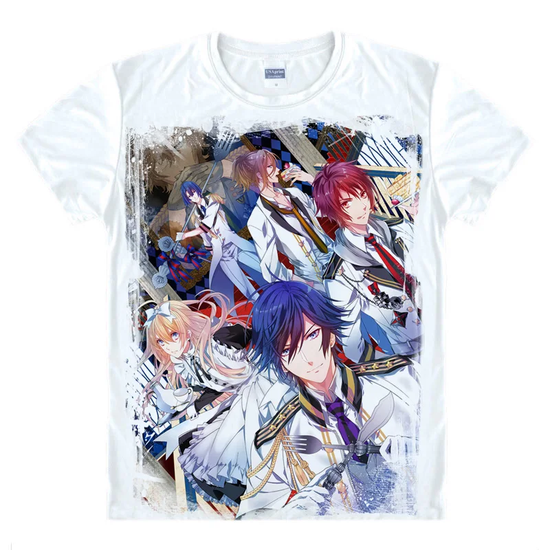 Футболки Uta no Prince-sama рубашки с коротким рукавом в разных стилях принцами песни