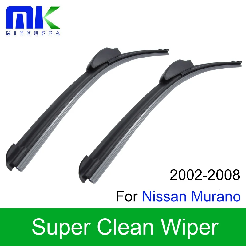 

Mikkuppa передний и задний рычаг стеклоочистителя и лезвия для Nissan Murano 2002 2003 2004 2005 2006 2007 2008 резиновые автомобильные аксессуары