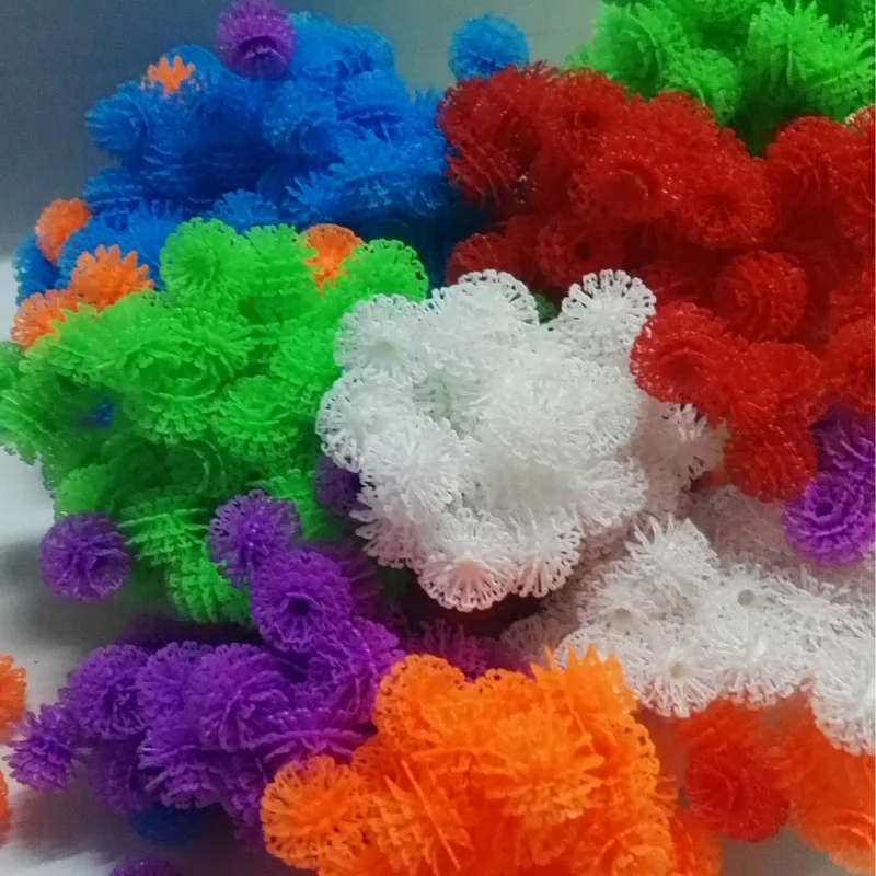 400 шт./лот, сборная 3D головоломка, детские развивающие игрушки, сделай сам, шар, сдавленные, различные формы, креативные игрушки ручной работы, пазлы для детей