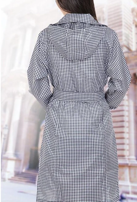 Женское водонепроницаемое пончо WPC длинные дождевики уличное дождевое пальто