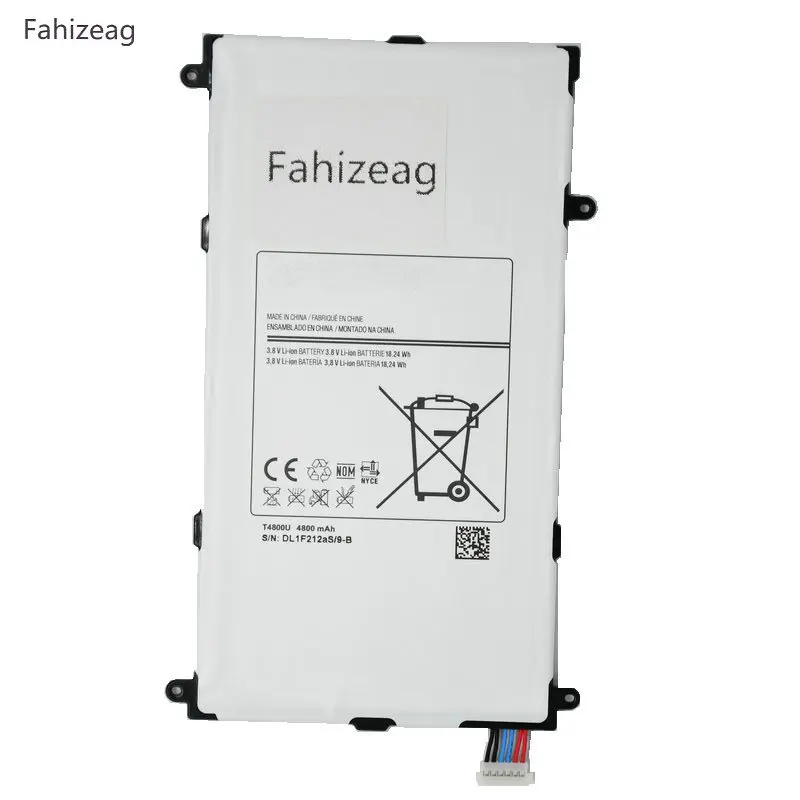 Fahizeag 4800mAh T4800U/T4800E запасная батарея для Samsung Galaxy Tab Tablet Pro 8 4 дюймов &quotT325 T321 T320 SM