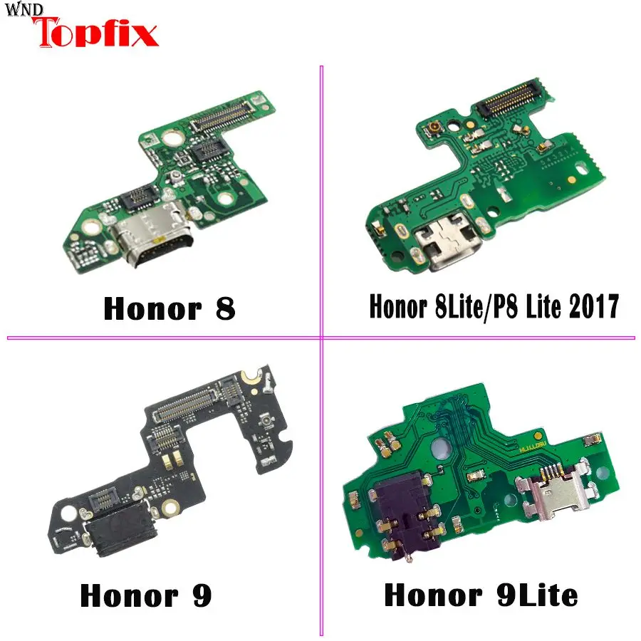 Док станция с USB разъемом для зарядки гибкий кабель микрофоном Huawei Honor 8 Lite V8 9