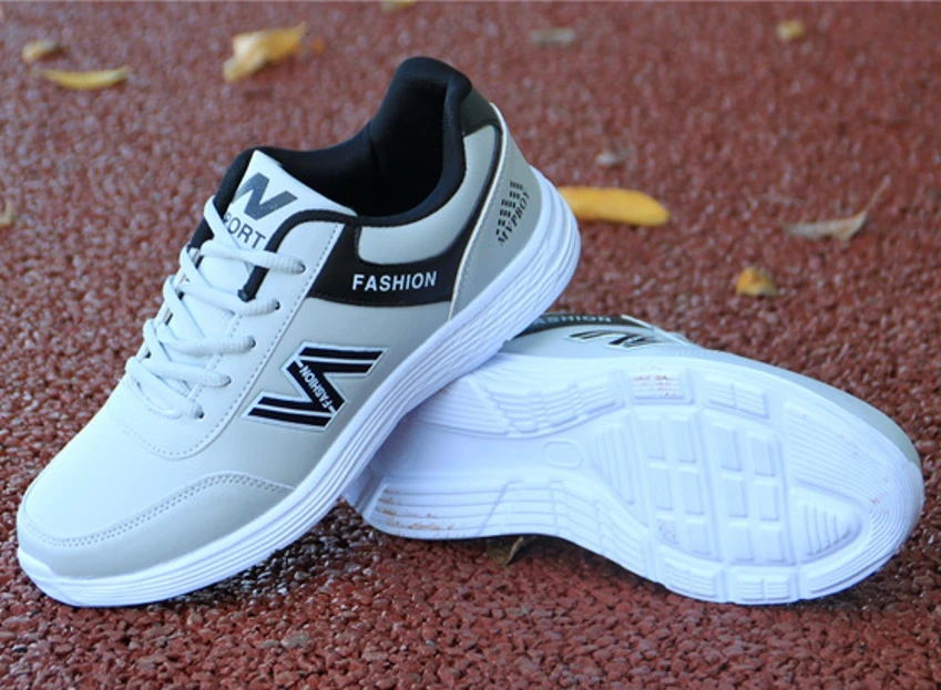 Men shoes 2019 New Arrivals hot Leather casual Fashion Ultra-light sneakers spring comfortable vulcanize Sports Shoes | Обувь