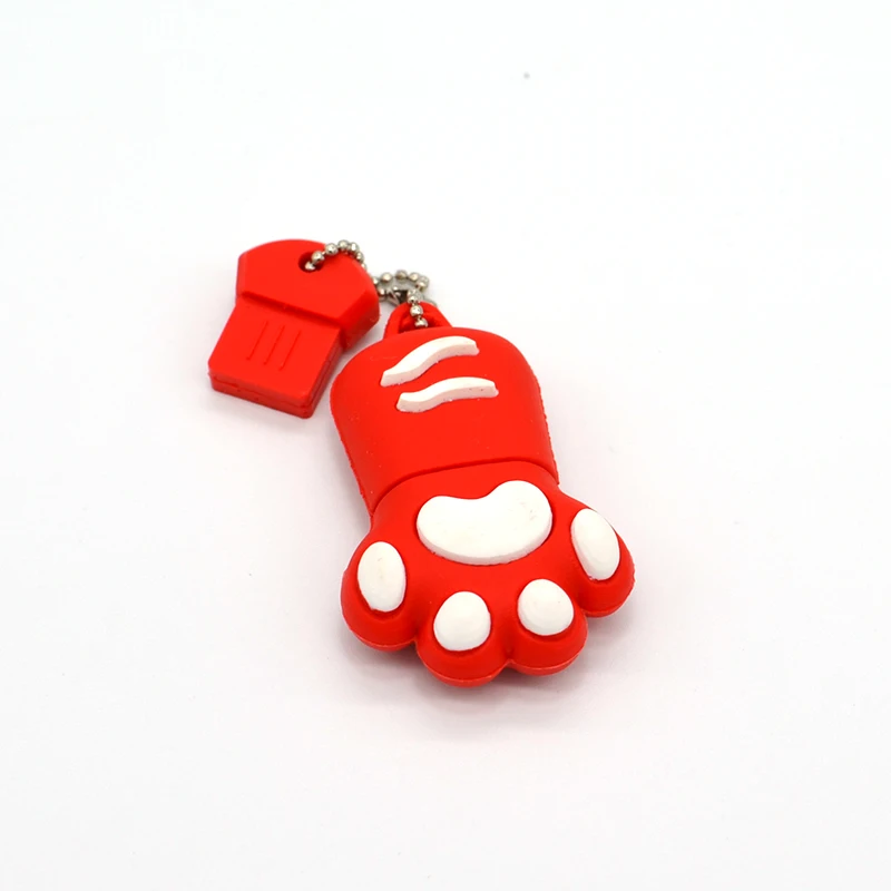 Новый дизайн обувь с принтом кошачий коготь USB флеш-накопитель 4 ГБ 8 оперативной