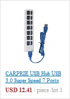 CARPRIE usb-хаб 5 USB мульти-порт Путешествия США штекер зарядное устройство Настольный концентратор зарядная станция адаптер питания для IPhone/IPad/samsung#4