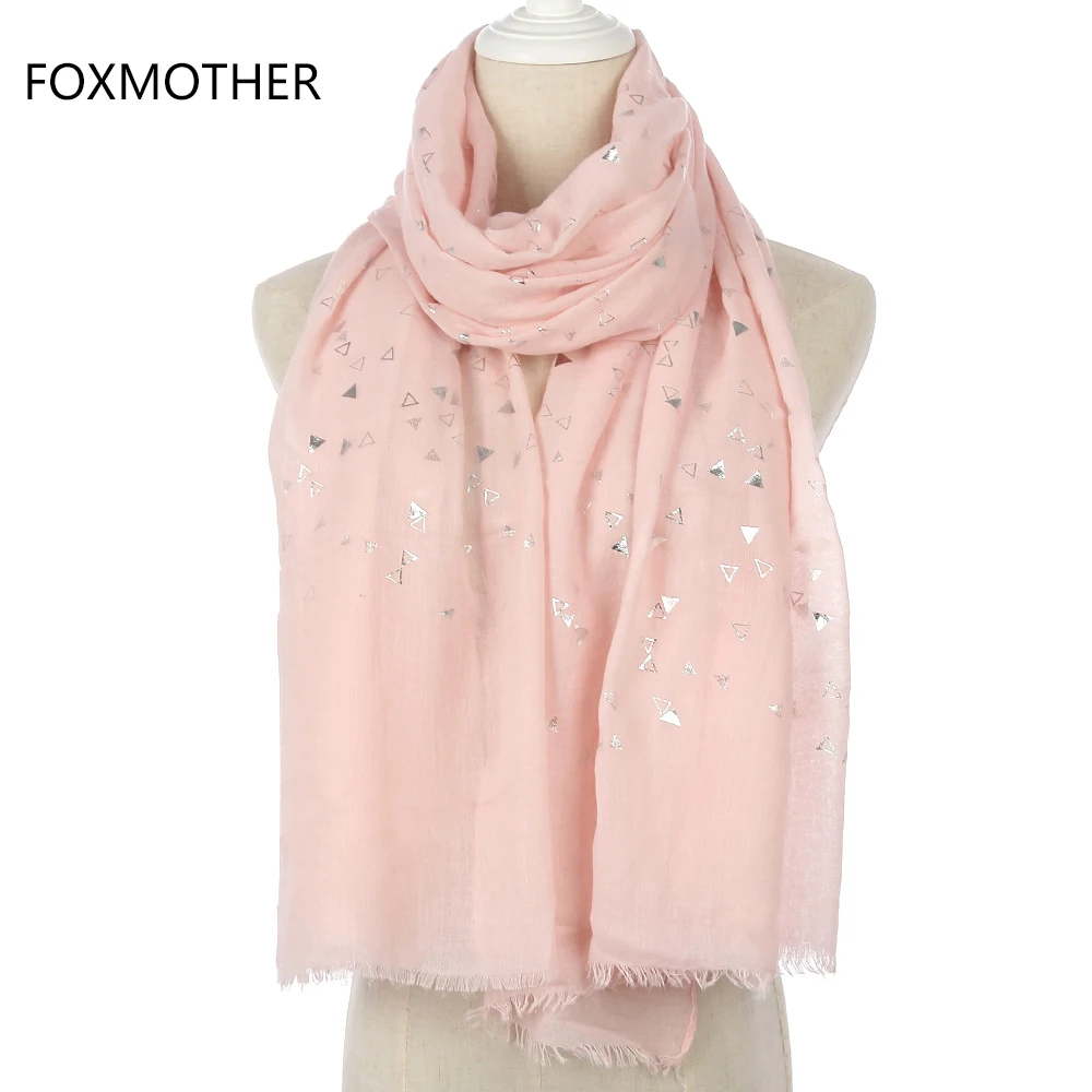 FOXMOTHER Новая мода Женская лента из фольги черный розовый треугольник