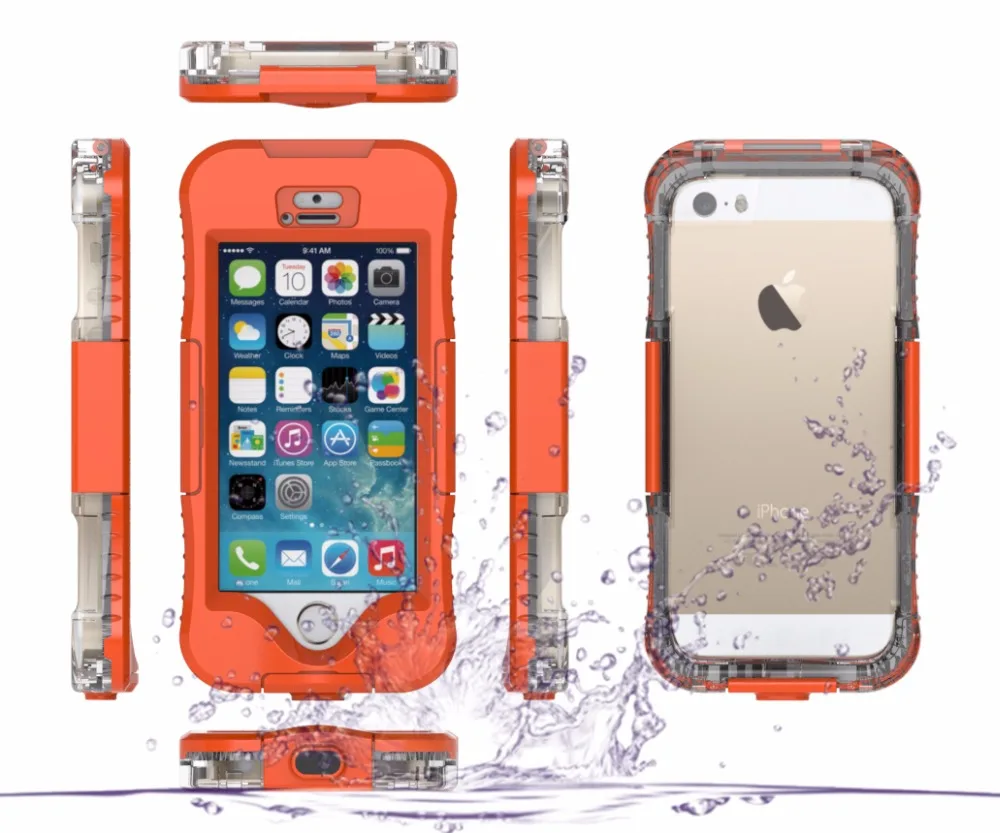 Чехол с полной защитой для Apple iPhone se чехол прозрачной задней и передней крышкой