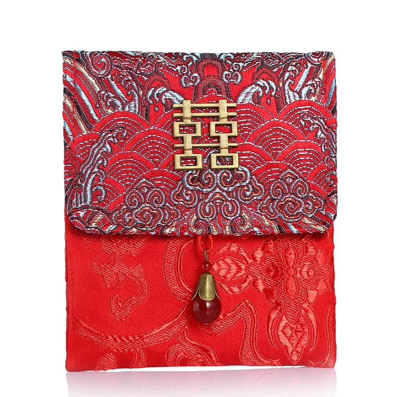 2 шт./лот высокое качество в китайском стиле Красный цвет с подсолнечником/волна