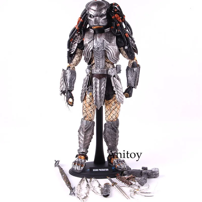 Горячие игрушки 1/6 AVP шрам инопланетянин против Хищника вер. 2,0 MMS190 ПВХ фигурка Коллекционная модель игрушки