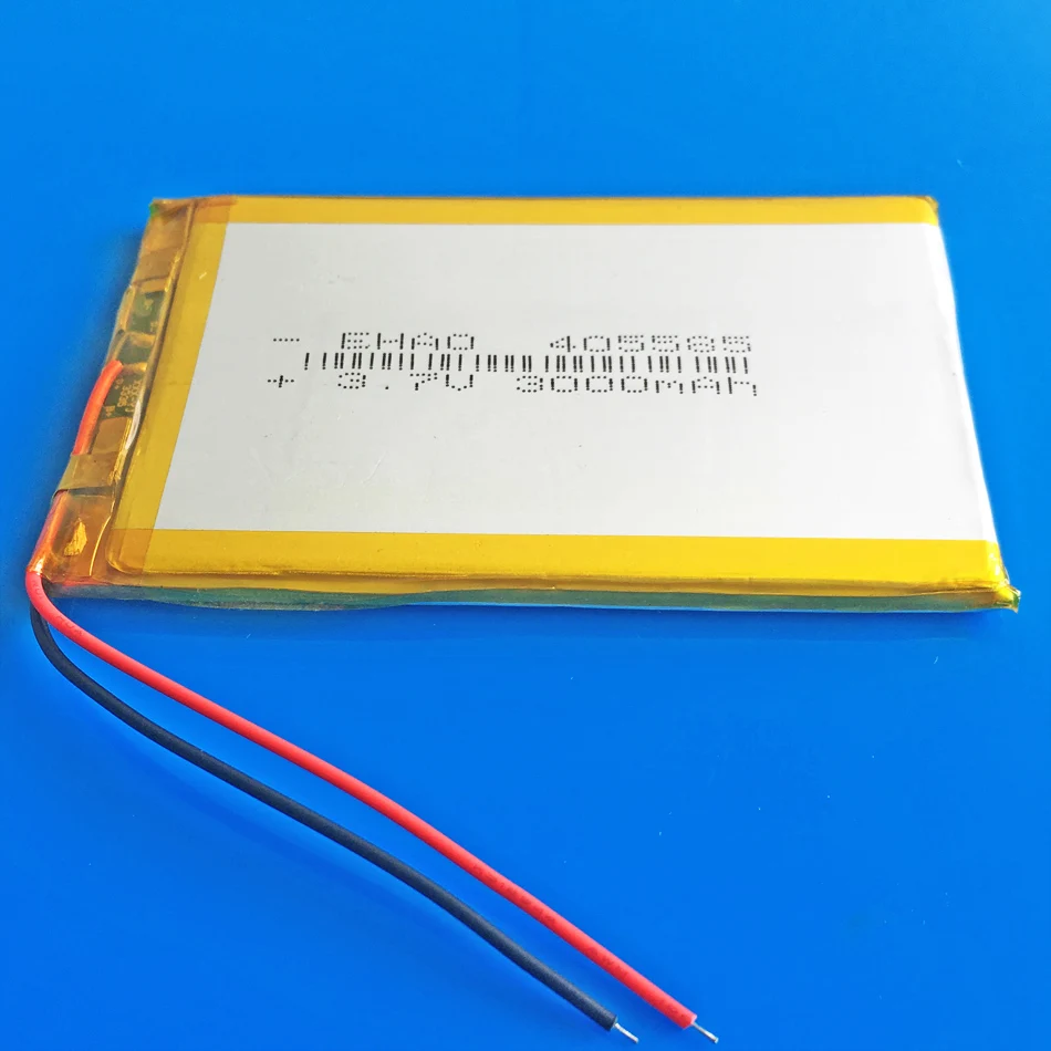 3 7 в 3000 мАч 405585 литий полимерный ионный аккумулятор для GPS навигатора DVD PDA PAD power bank