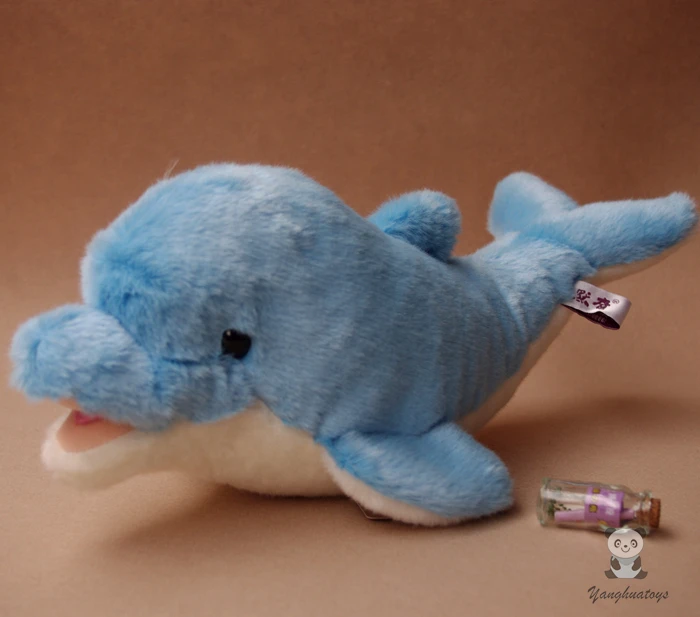 Cute Dolphins Plush Toys Large Blue Dolphin Dolls Beluga Pillow Toy Girls Birthday Gift | Stuffed &amp Animals