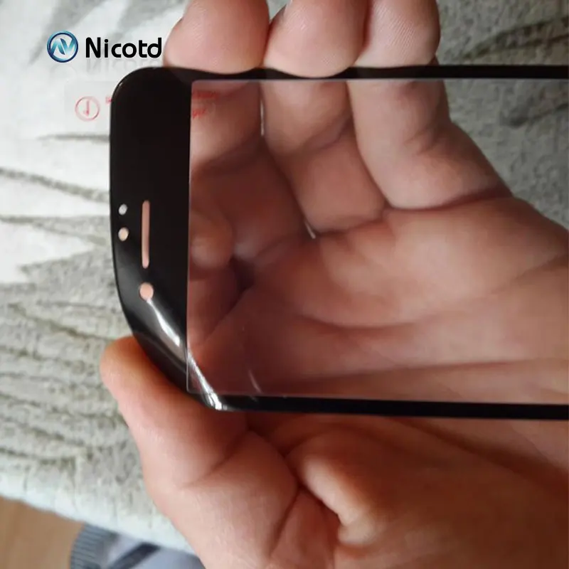 3D изогнутое закаленное стекло с мягким краем для iPhone 7 Plus защитное покрытие из