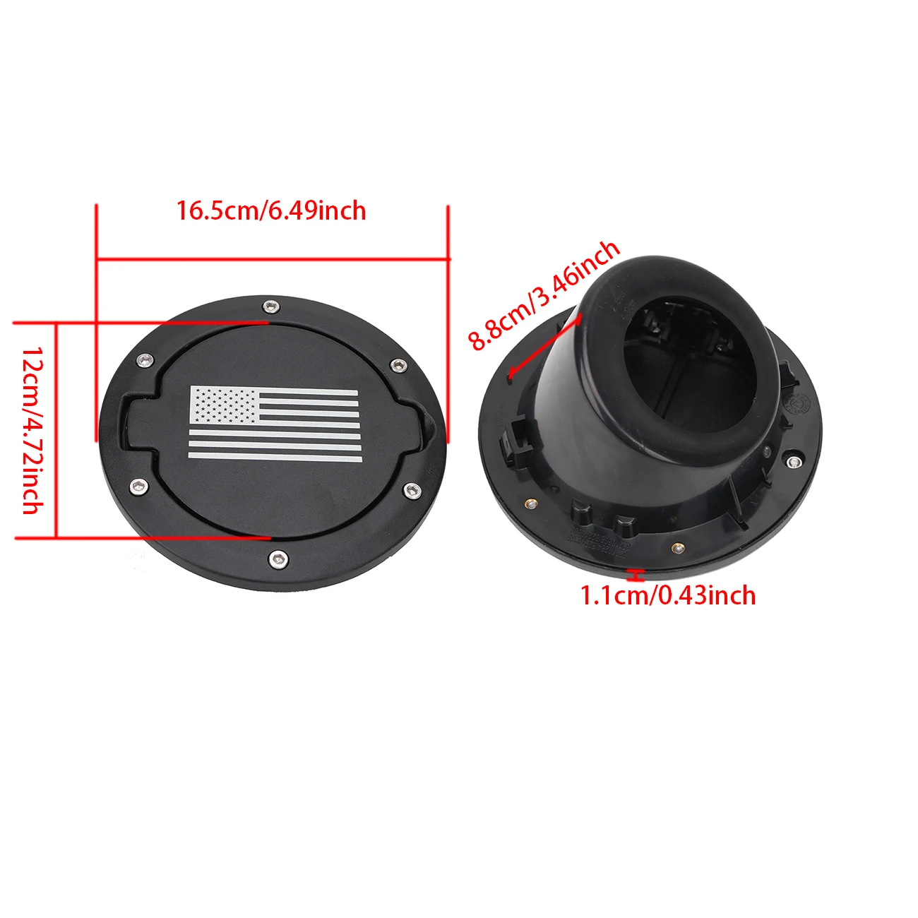 Крышка бензобака WISENGEAR для автомобильного топливного бака крышка Jeep Wrangler JK Sport X
