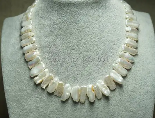 Biwa жемчужное ожерелье цвета слоновой кости из натурального пресноводного