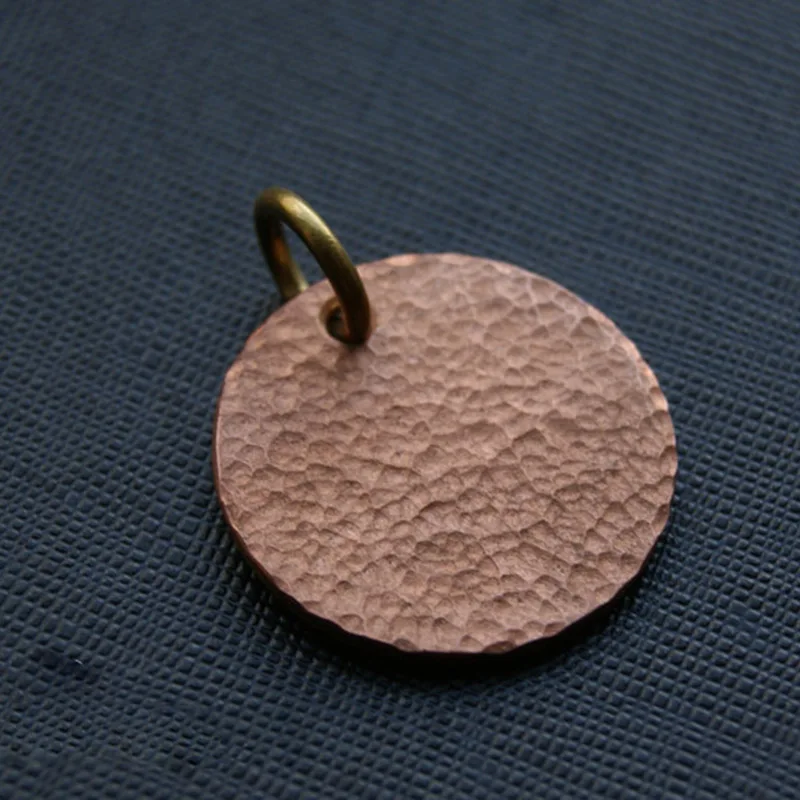 Keychain EDC brass copper Fangyuan stone broken lines on hand the key tag | Спорт и развлечения